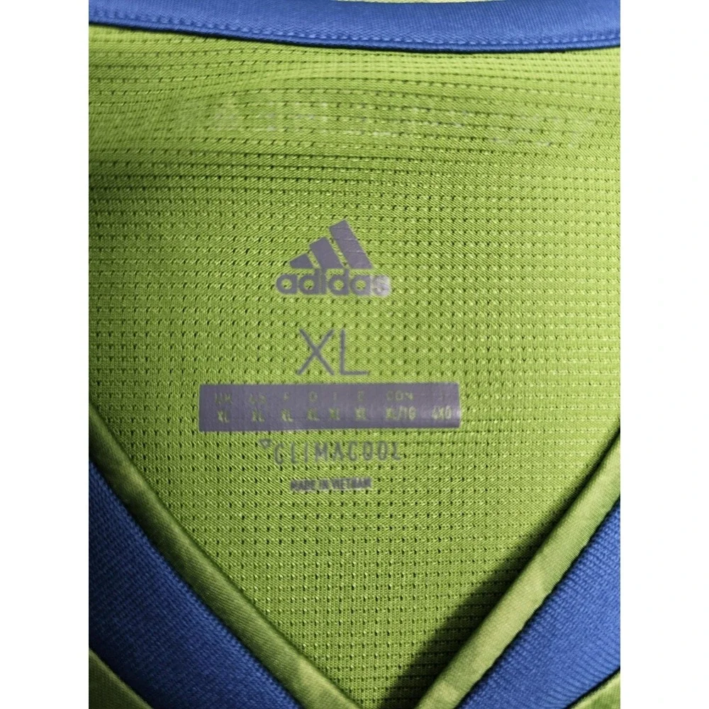 Seattle Sounders FC Jersey Mens XL Green MLS Soccer Adidas ClimaCool XBOX Shirt
